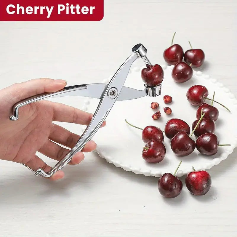 Stainless Steel Cherries Pitting Tool Fruit Pit Remover for Cherry Jam