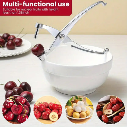 Stainless Steel Cherries Pitting Tool Fruit Pit Remover for Cherry Jam