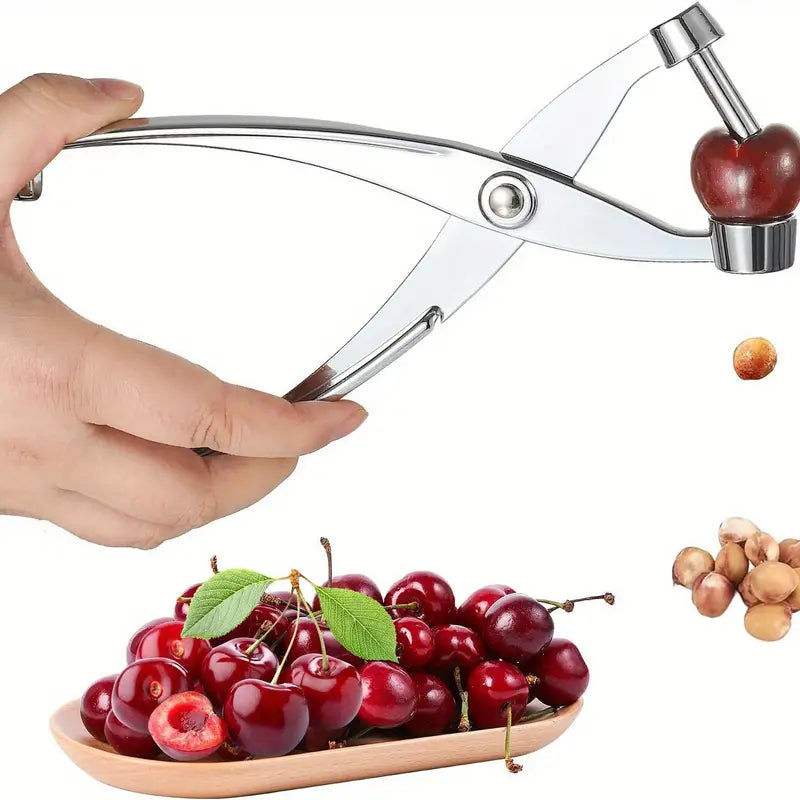 Stainless Steel Cherries Pitting Tool Fruit Pit Remover for Cherry Jam