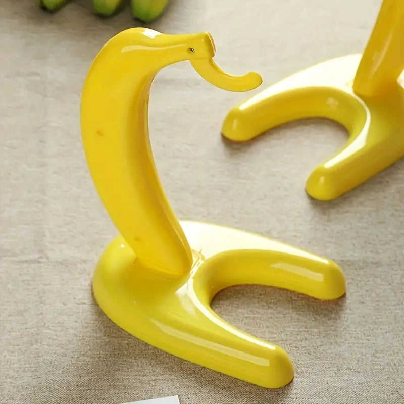 Banana Holder Plastic Yellow 1pc