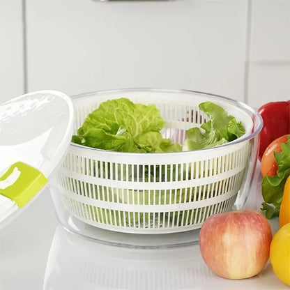 Easy Spin Salad Spinner Vegetable Fruit Dryer Lettuce Drainer Colander