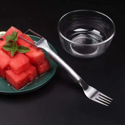 2-in-1 Watermelon Slicer Portable Stainless Steel